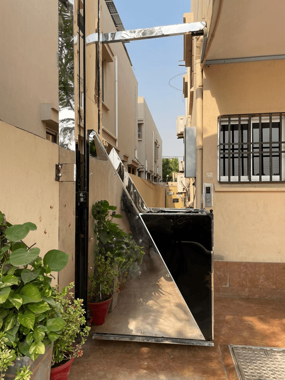 Danish Khan Tafo's Stainless Steel Platform Lift